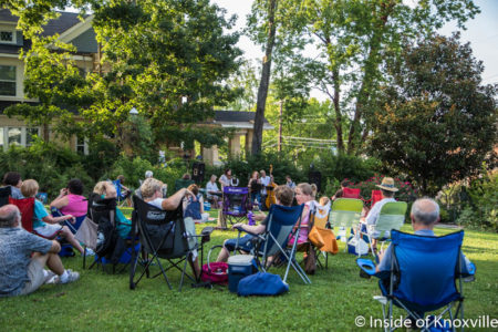 Hot Jazz Picnic at James Agee Park, Knoxville, July 2016