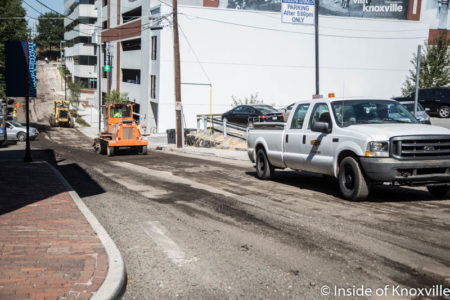 Paving and Road Construction, Knoxville, October 2016