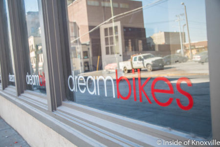 DreamBikes, 309 N. Central Street, Knoxville, November 2016