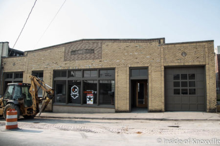 McNutt-Burke Building, Future Home of DreamBikes, 309 N. Central Streeet, Knoxville, November 2016