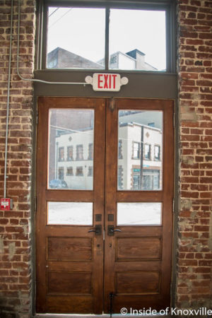 Original Doors, 1894 Saloon Building, Corner Depot and Central, Knoxville, November 2016