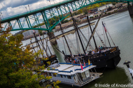 Pinta on the Tennessee River, Knoxville, October 2016