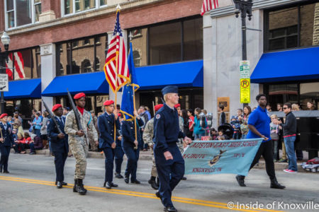 Veterans Day Parade, Knoxville, November 2016