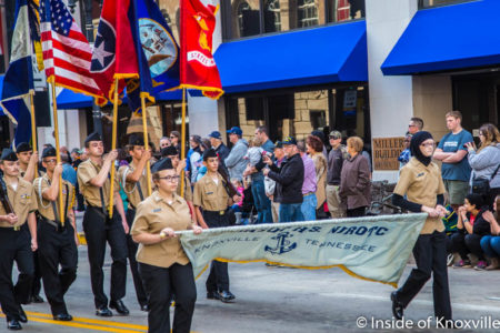 Veterans Day Parade, Knoxville, November 2016