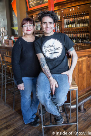 Paul and Franchesca Sellas, Rebel Kitchen, Knoxville, January 2018