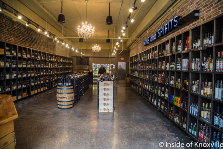 Corks Wine and Spirits, 113 South Central Street, Knoxville, March 2018