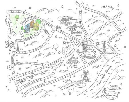 Paris Woodhull Map of Richmond Orchard