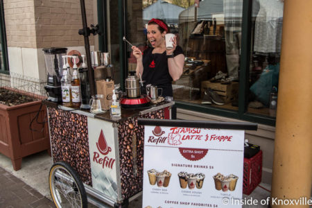 Refill Coffee Cart, Rossini Festival, Knoxville, April 2018