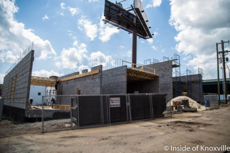 Construction of Mews II, Magnolia and Ogden, Knoxville, May 2018
