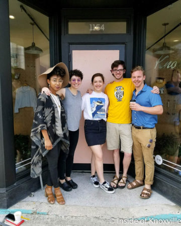 Daje Morris, Ryan-Ashley Anderson, Paris Woodhull, Eli Frederick and Joey Jennings, Smart and Becker, 1154 McCalla, Knoxville, May 2018