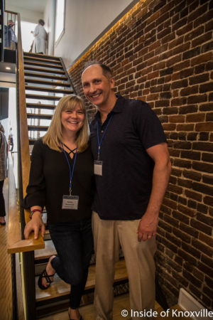Owners Kelley and Eddie Reymond at the Ely Building, 406 W. Chruch Avenue, Knoxville, May 2018