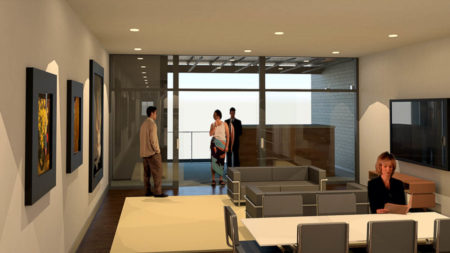 Rendering of the Interior of Unit at The Overlook