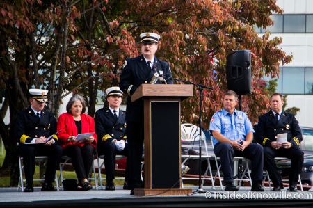 Knoxville Fire Department Memorial Service | Inside of Knoxville