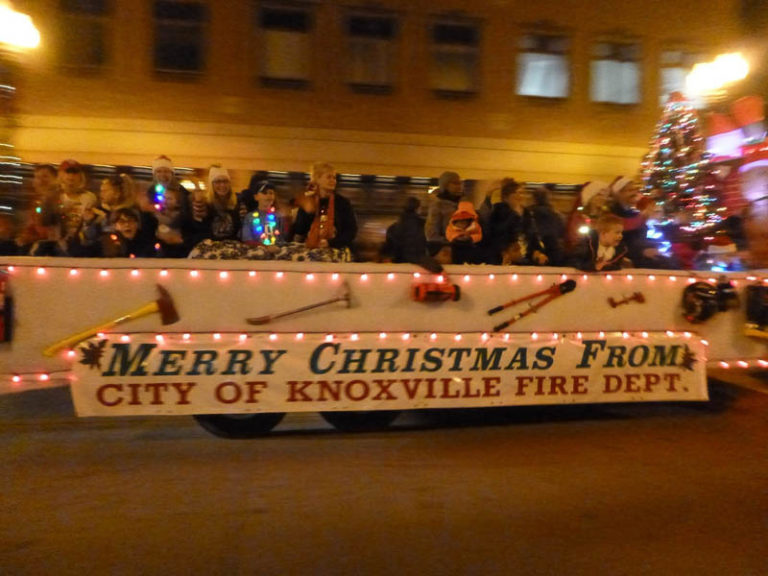 Knoxville Christmas Parade 2017 Inside of Knoxville