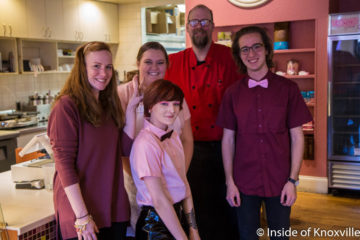 The team at Coolato Gelato, 524 South Gay Street, Knoxville, February 2018