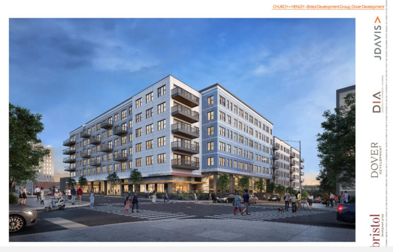 Locust and Church Rendering, Proposed Supreme Court Site Development, Knoxville, April, 2018