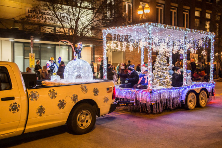 Knoxville Christmas Parade, Part One Inside of Knoxville