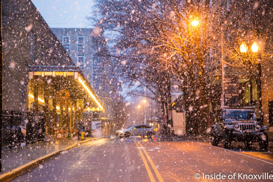 A Little Snow and a Few Little Pictures Inside of Knoxville