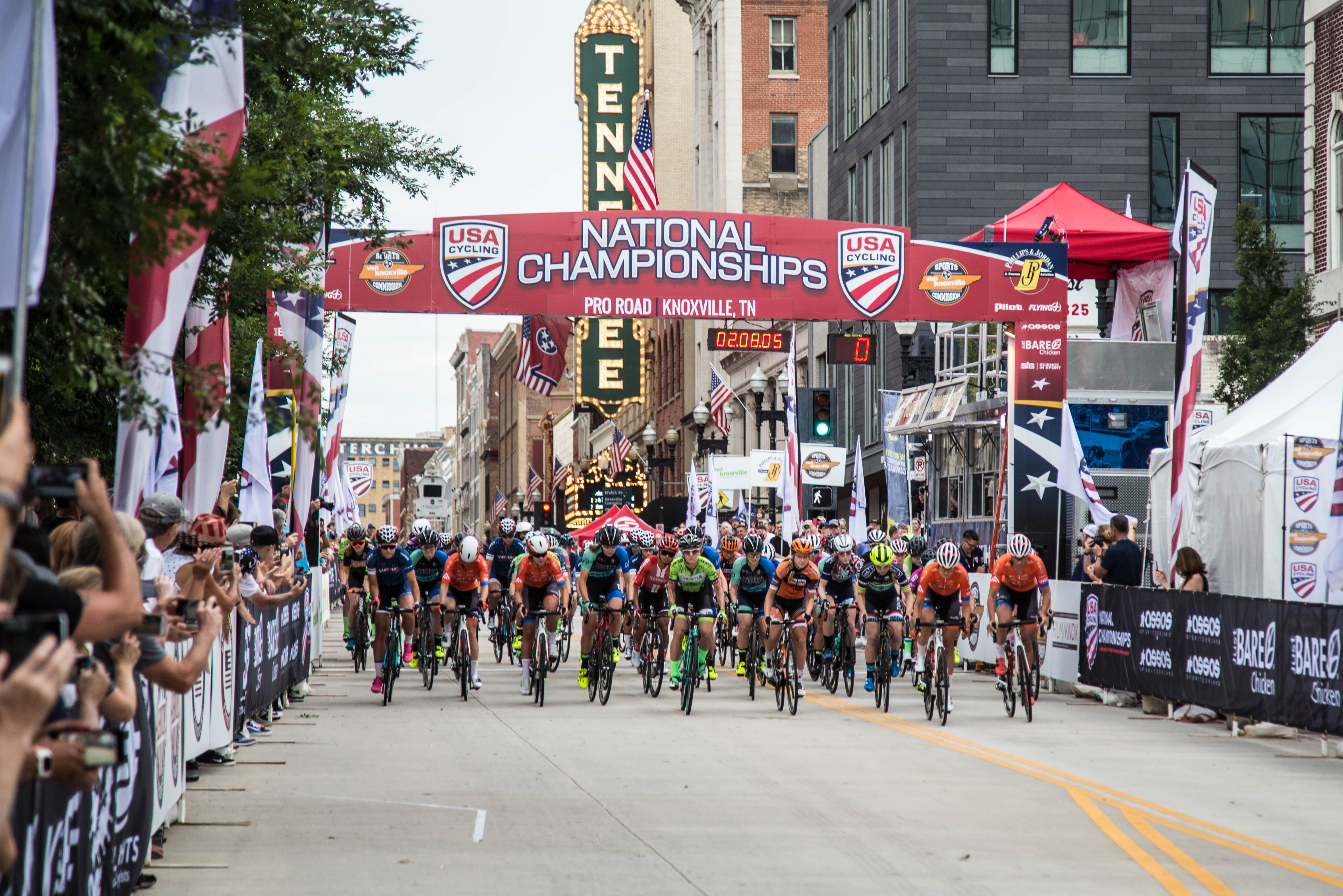 A Great Weekend of Pro Cycling in Knoxville! Inside of Knoxville