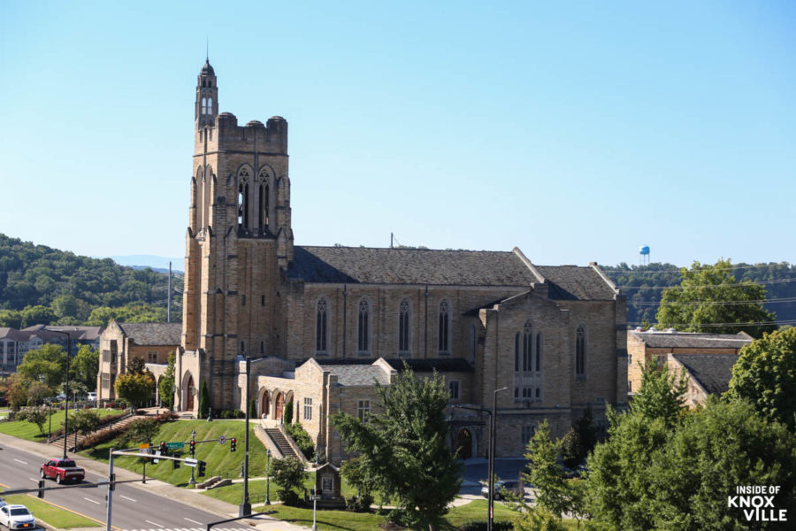 Downtown Knoxville Ten Day Planner 9 18 9 27 2022 Inside Of Knoxville   View Of Church Street United Methodist From The Tribute 719 Locust Street Knoxville September 2022 1 900x600 