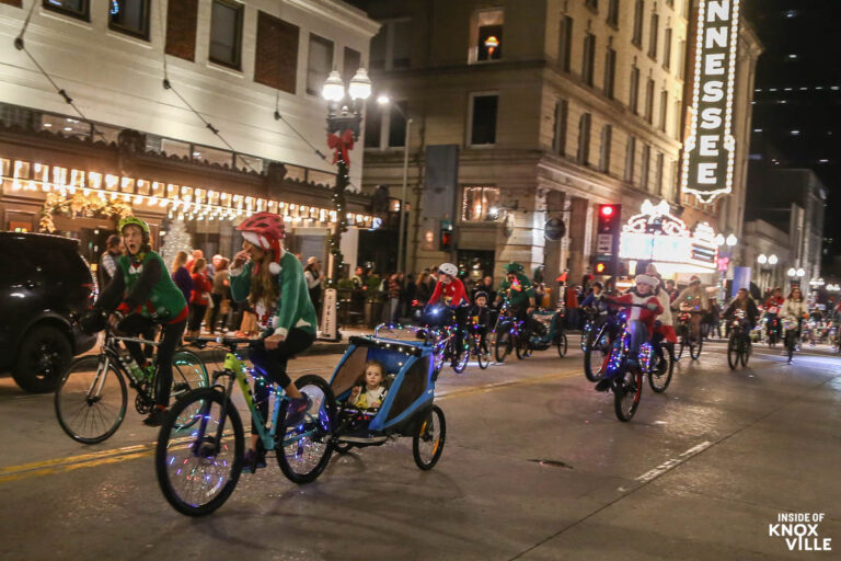 Tour de Lights 2022 Spreads Joy on Two Wheels Inside of Knoxville