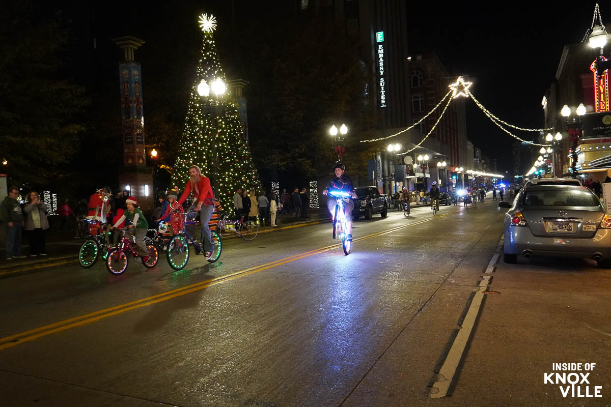 Tour de Lights 2023 Lights Up the Town with Holiday Market and Ride