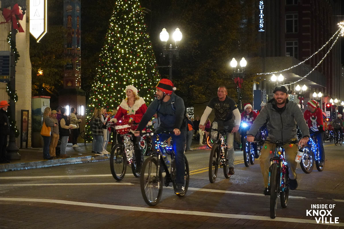 Tour de Lights 2023 Lights Up the Town with Holiday Market and Ride