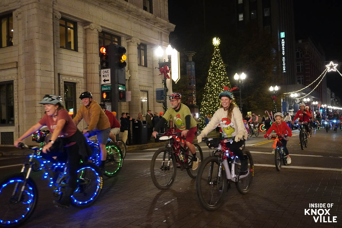 Tour de Lights 2023 Lights Up the Town with Holiday Market and Ride