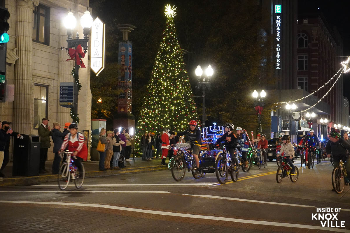 Tour de Lights 2023 Lights Up the Town with Holiday Market and Ride