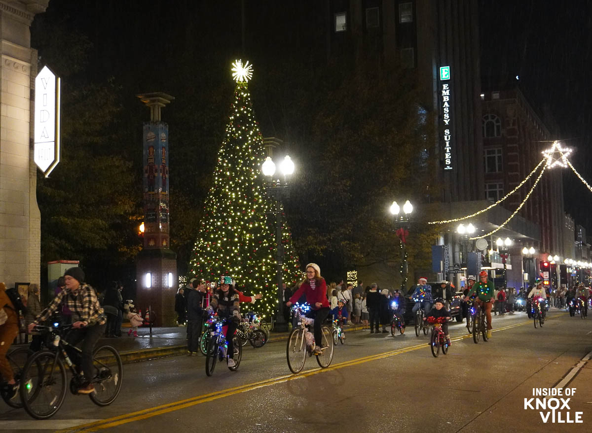 Tour de Lights 2023 Lights Up the Town with Holiday Market and Ride