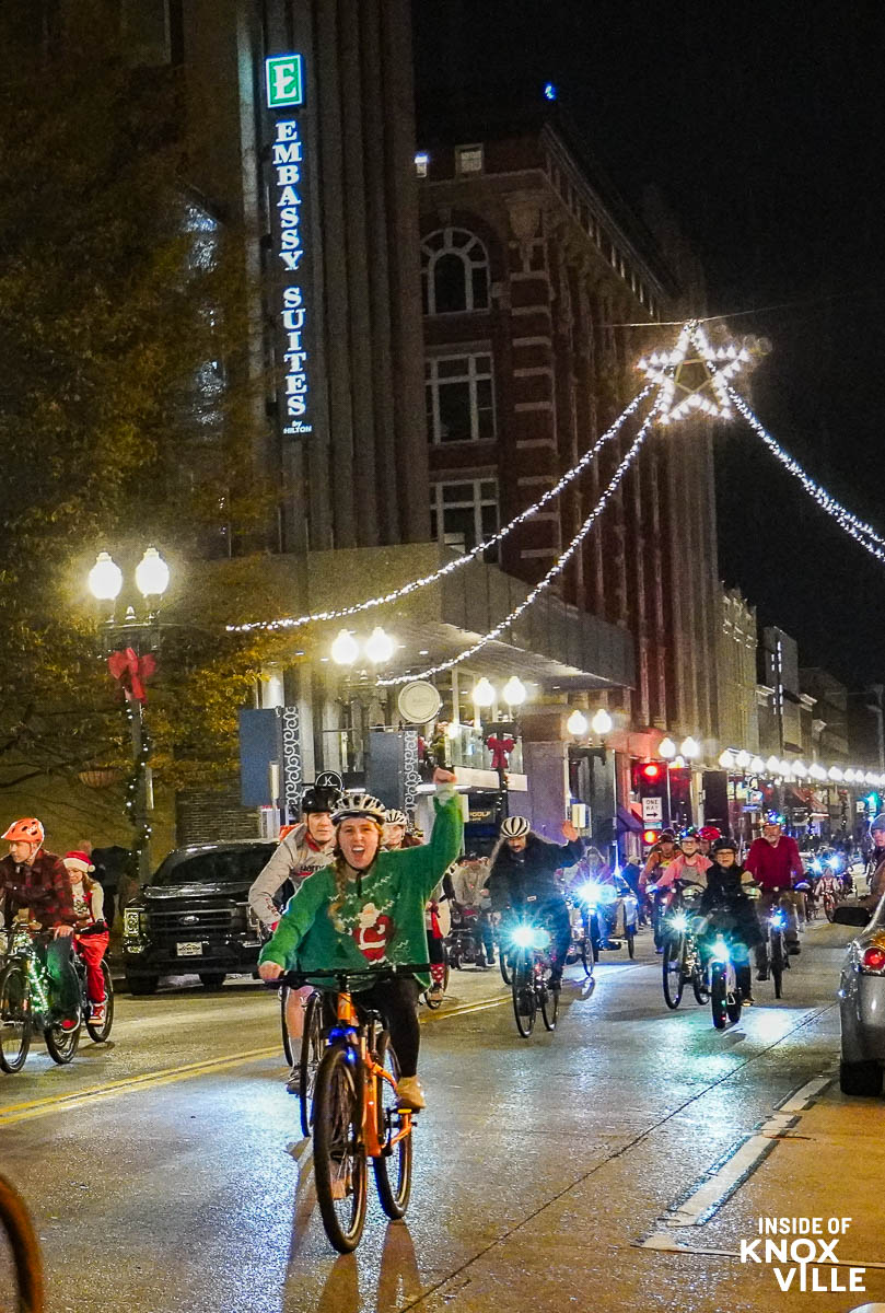 Tour de Lights 2023 Lights Up the Town with Holiday Market and Ride